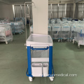 Больница ABS подгонянная тележка размера IV ящика